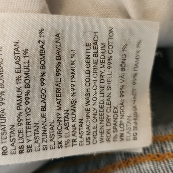 H&M Women's High Waist Cotton Denim Jean's Size 6 - Picture 10 of 11